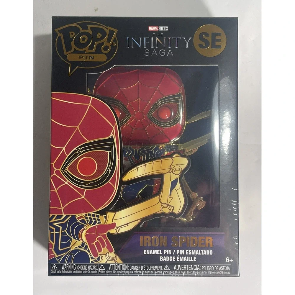FUNKO POP PIN SE MARVEL INFINITY SAGA IRON SPIDER WALMART EXCLUSIVE SG